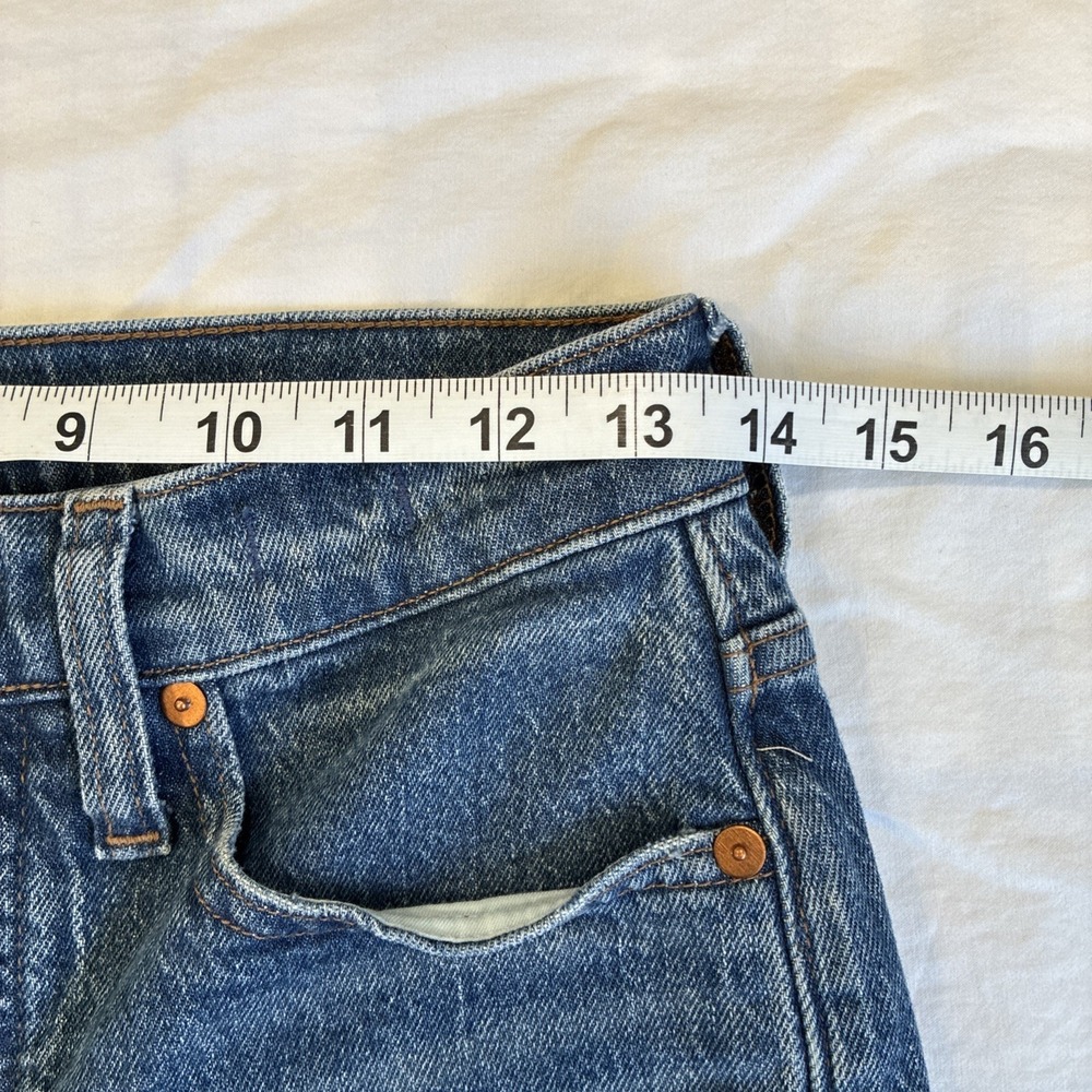 Madewell Women's 26 Perfect Vintage Blue Denim Jeans Medium Wash 5-Pocket - Picture 4 of 13